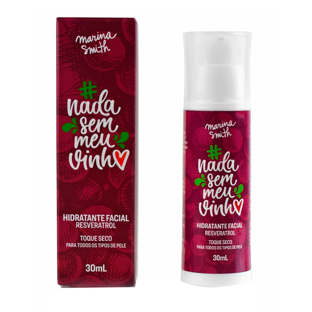 Hidratante Facial Resveratrol Marina Smith – Nada sem meu Vinho 30ml 3