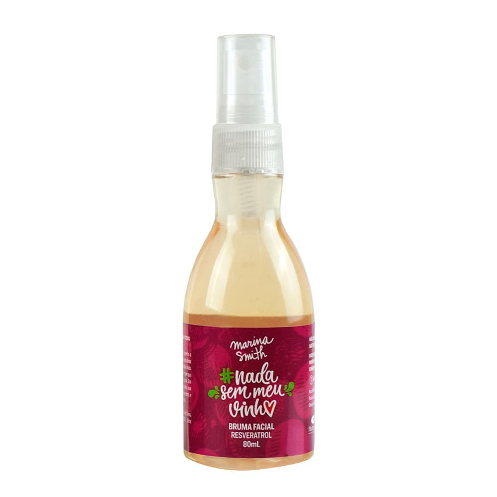 Bruma Facial Resveratrol Marina Smith – Nada sem meu Vinho 80ml 1