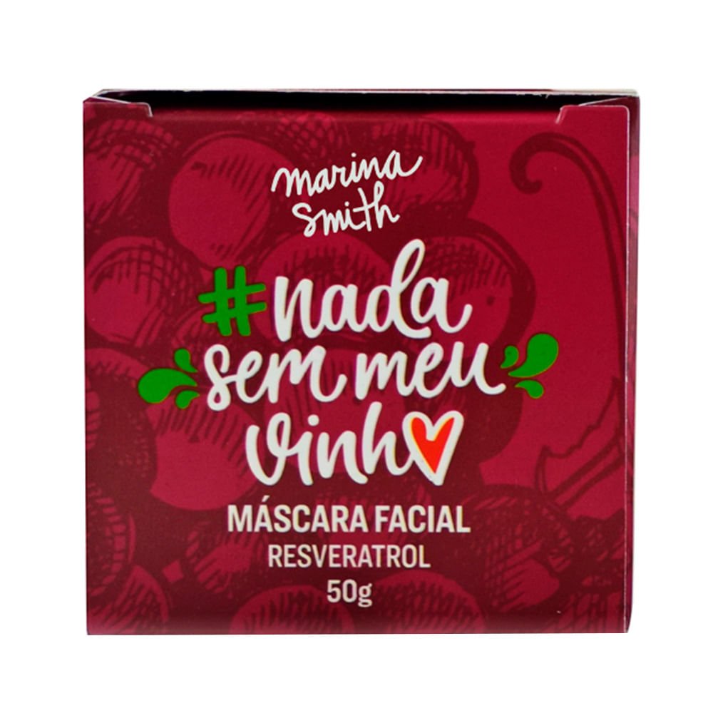 Máscara Facial Resveratrol Marina Smith – Nada sem meu Vinho 50g 3