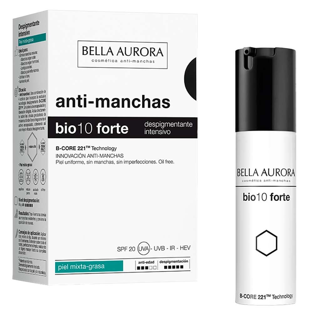 Tratamento Anti-Marcas Bella Aurora Bio 10 Forte – Pele Mista e Oleosa FPS20 30ml 2