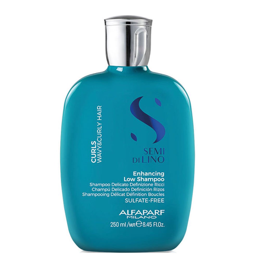 Alfaparf Semi di Lino Curls Enhancing Low – Shampoo para Cabelos Cacheados 250ml 1