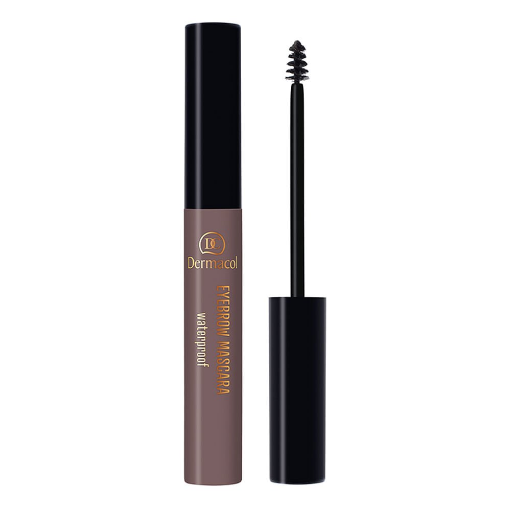 Máscara para Sobrancelha Dermacol Eyebrow Mascara Waterproof Marrom 1