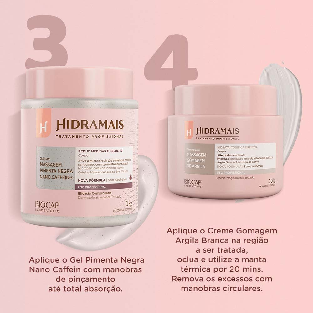 Creme Ativador para Massagem Hidramais – Pimenta Negra 1kg 4