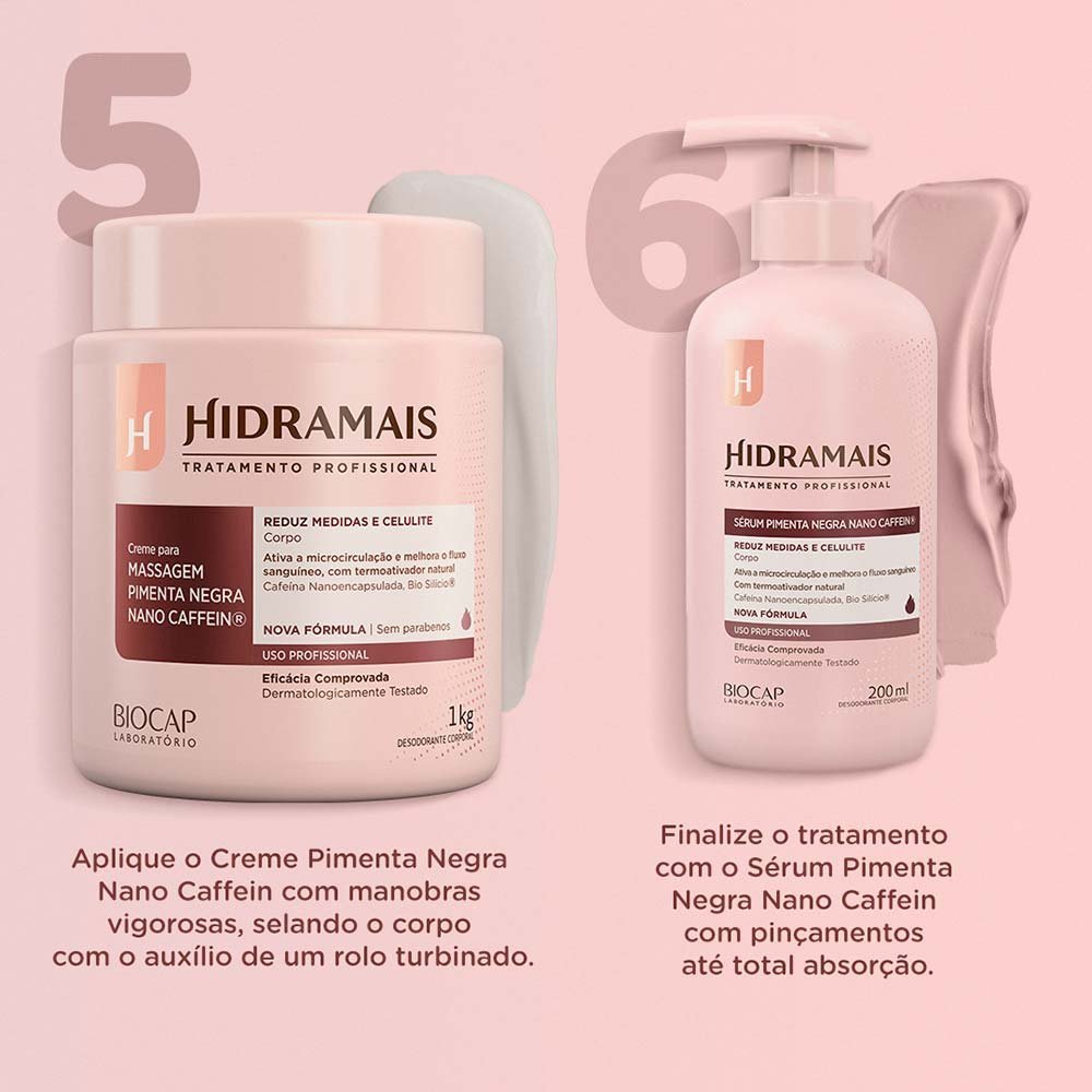 Creme Ativador para Massagem Hidramais – Pimenta Negra 1kg 5