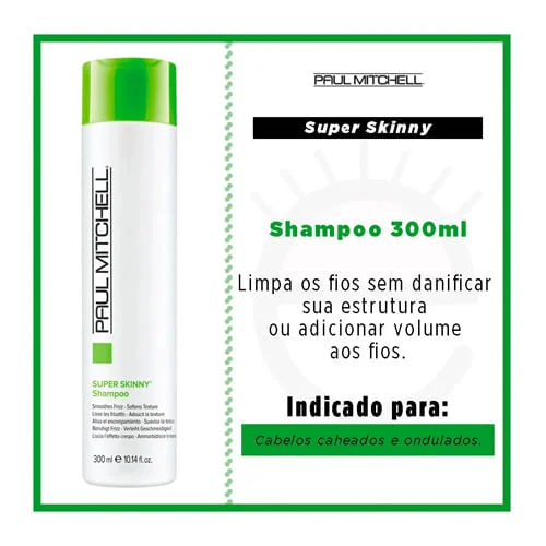 Paul Mitchell Smoothing Super Skinny Daily - Shampoo Disciplinador 300ml 2