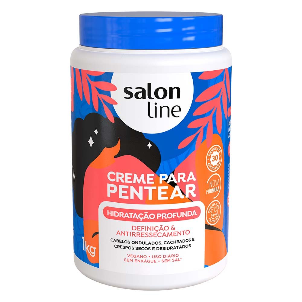 Salon Line Hidratação Profunda - Creme para Pentear 1kg 1