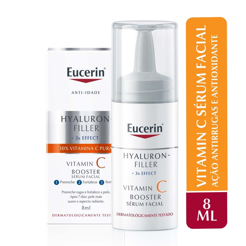 Creme Facial Anti-Idade Eucerin Hyaluron-Filler Vitamin C Booster 8ml 2
