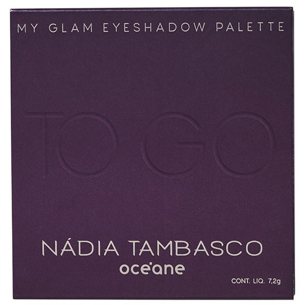 Paleta de Sombras Nádia Tabasco By Océane To Go – My Glam Multicores 6