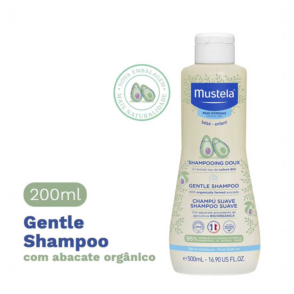 Mustela Bebê Gentle Shampoo Infantil 500ml 2
