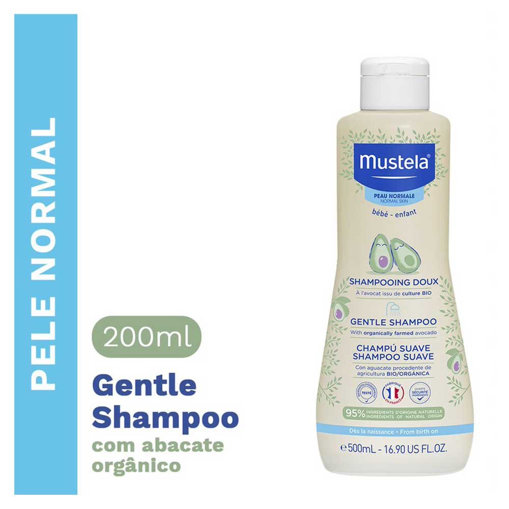 Mustela Bebê Gentle Shampoo Infantil 500ml 3
