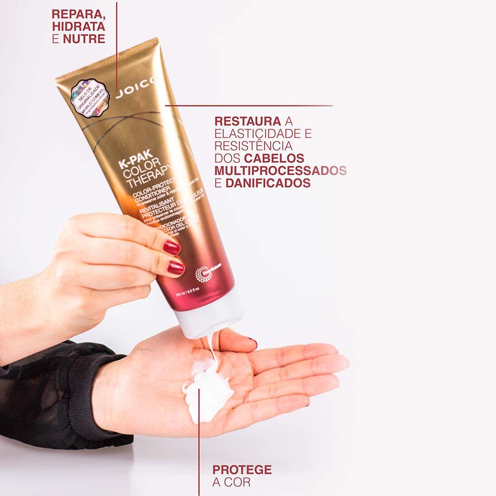 Joico K-Pak Color Therapy Color-Protecting Condicionador 250ml 3
