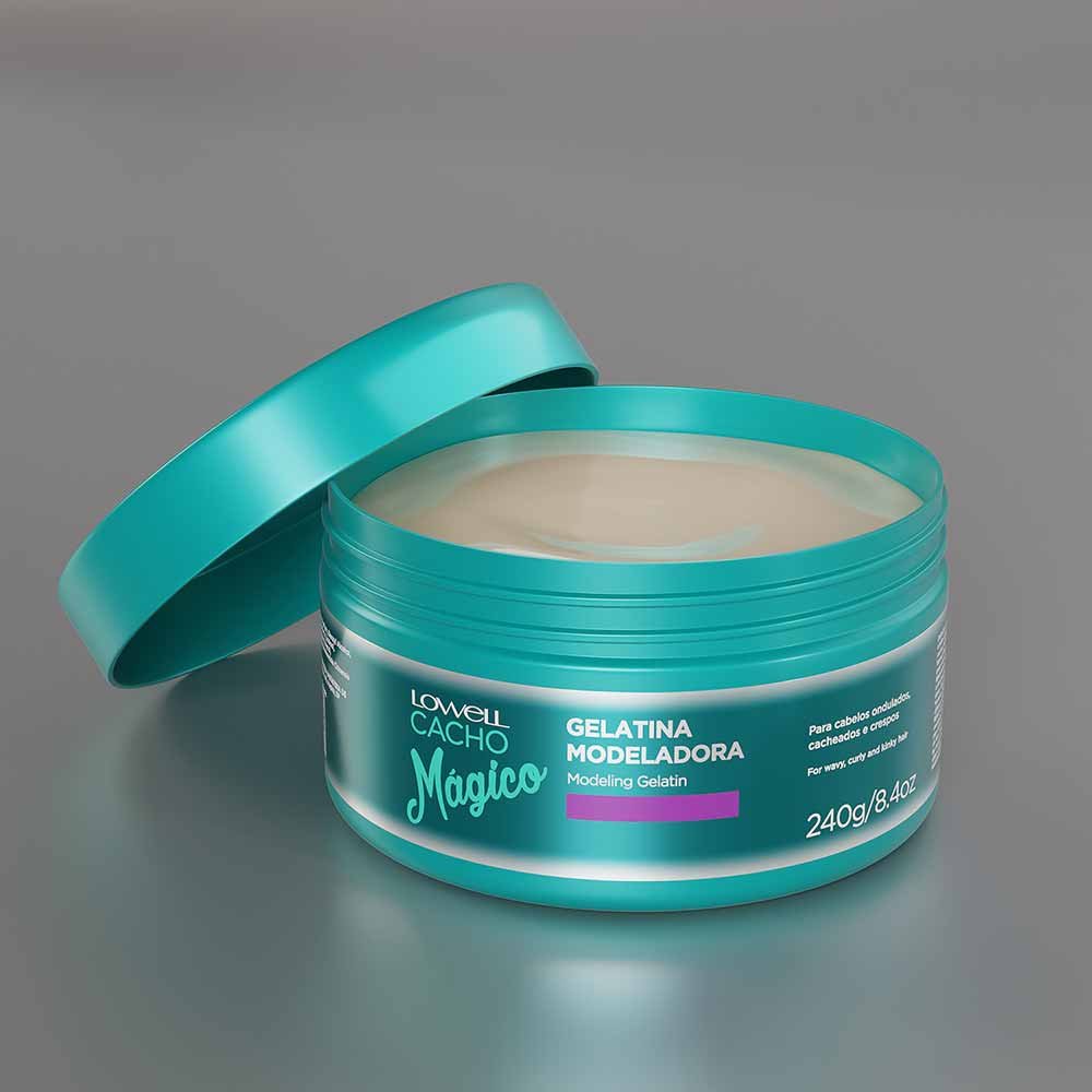 Lowell Cacho Mágico - Gelatina Modeladora 240g 2
