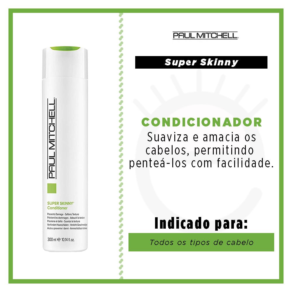 Paul Mitchell Smoothing Super Skinny Daily Treatment - Condicionador Disciplinador 300ml 2