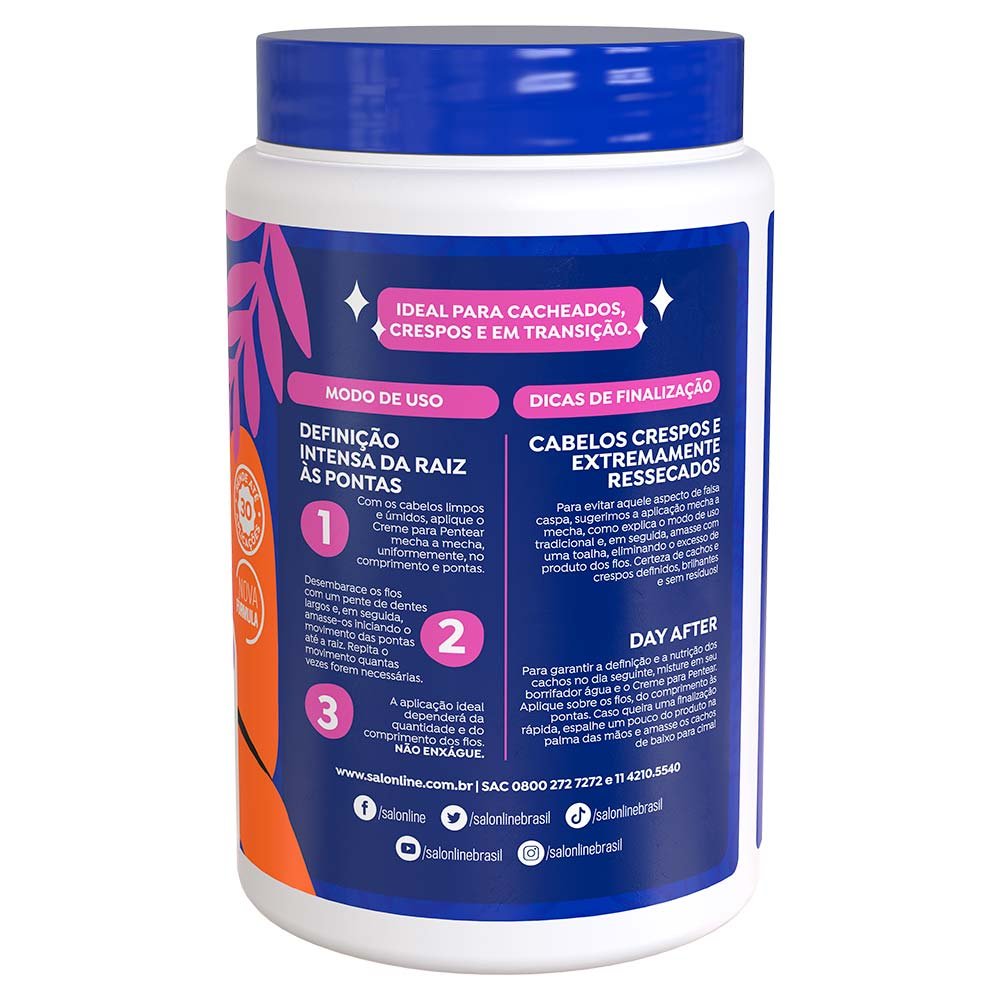 Salon Line Nutrição Reparadora - Creme para Pentear 1kg 2