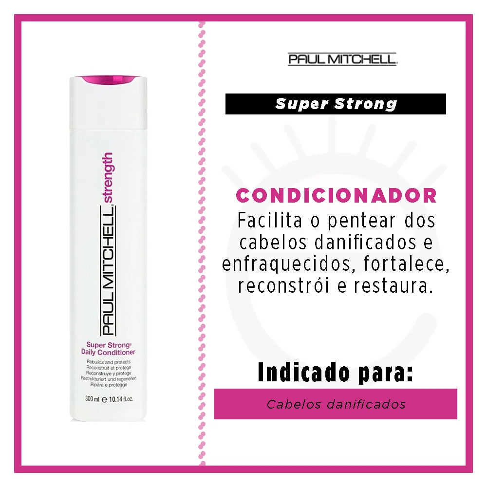 Paul Mitchell Super Strong - Condicionador Reconstrutor 300ml 2