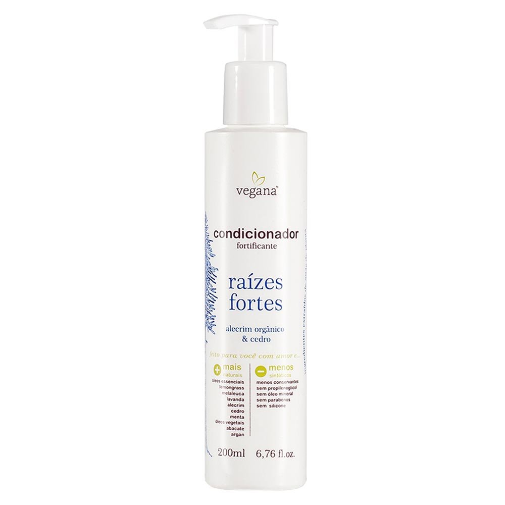 Vegana Raizes Fortes Alecrim Condicionador 200ml 1
