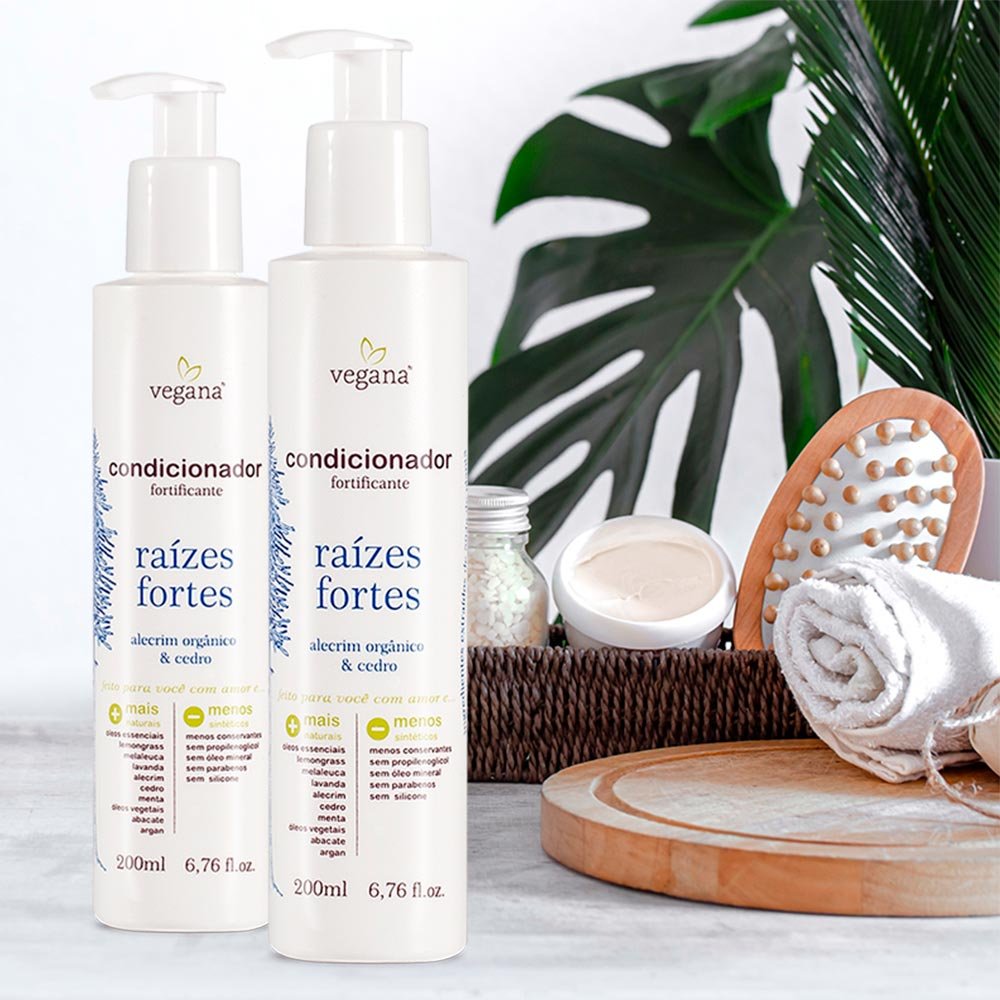 Vegana Raizes Fortes Alecrim Condicionador 200ml 3