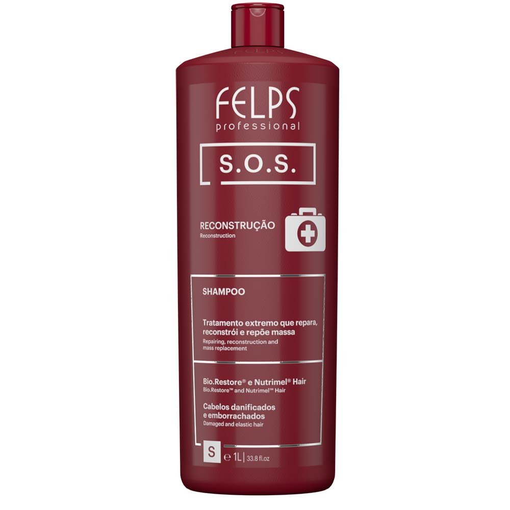 Felps S.O.S. Reconstrução Shampoo 1L 2