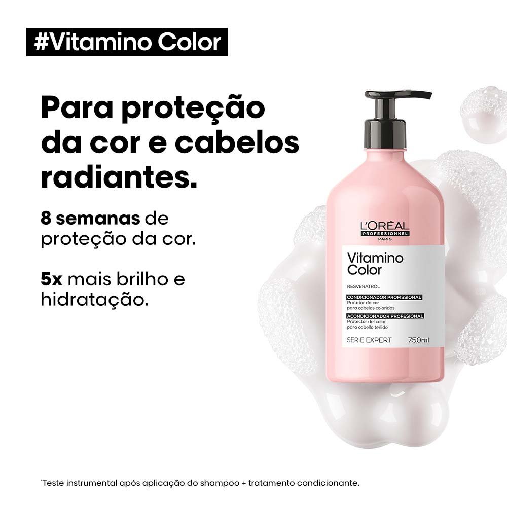 L’Oréal Professionnel Vitamino Color Condicionador para Cabelos Coloridos 750ml 2