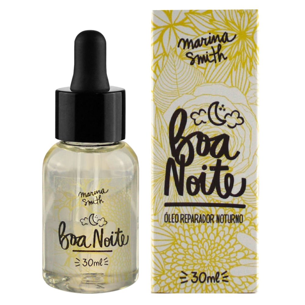 Óleo Reparador Facial Marina Smith - Boa Noite 30ml 2
