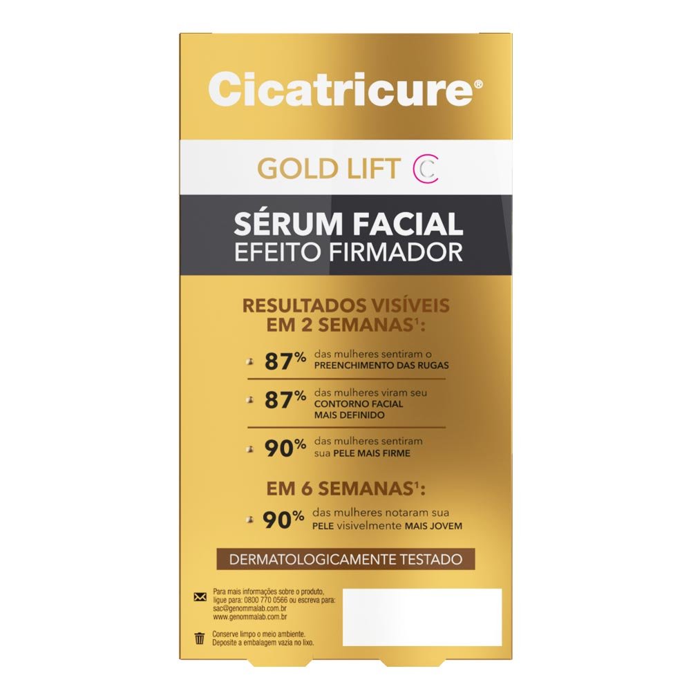 Sérum Facial Rejuvenescedor Cicatricure Gold Lift 30ml 2