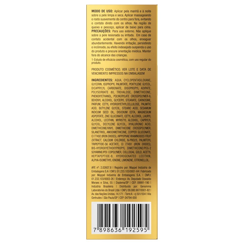 Sérum Facial Rejuvenescedor Cicatricure Gold Lift 30ml 3