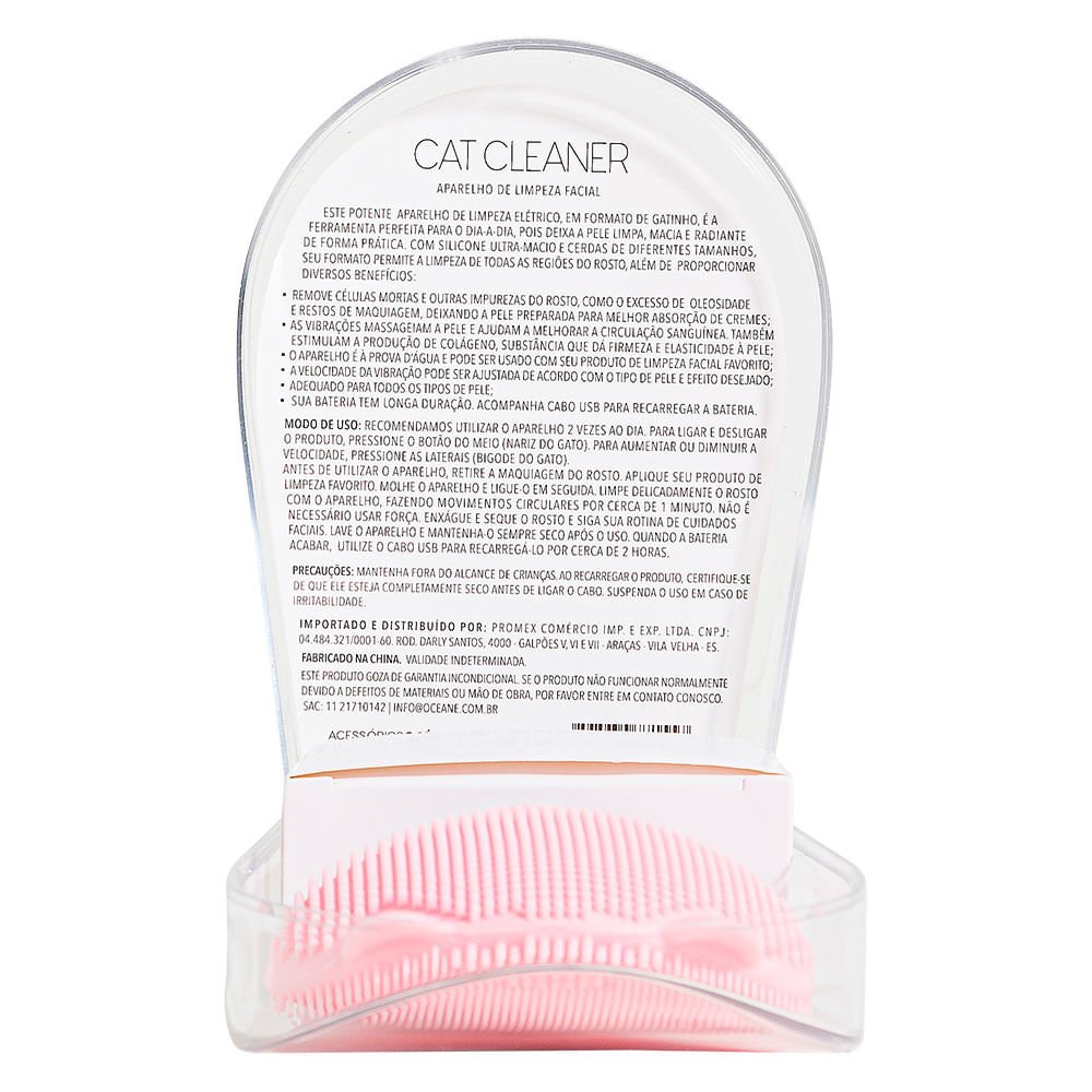 Limpador Facial Océane Cat Cleaner - Rosa ÚNICO 4
