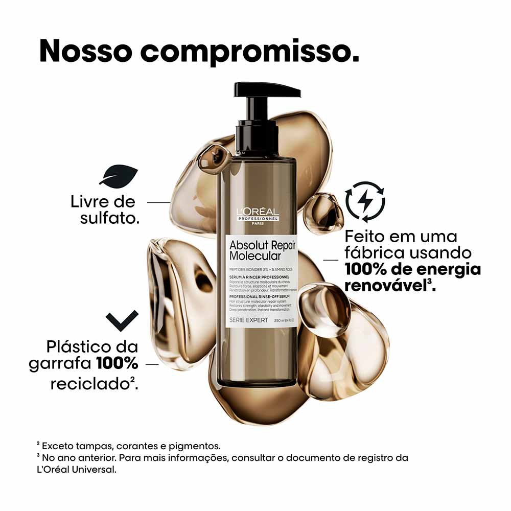 L'Oréal Professionnel Absolut Repair Molecular Sérum com Enxágue 250ml 9