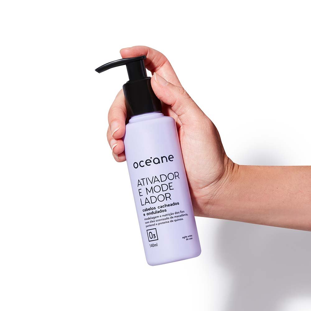 Ativador e Modelador Océane para Cabelos Cacheados 140ml 7