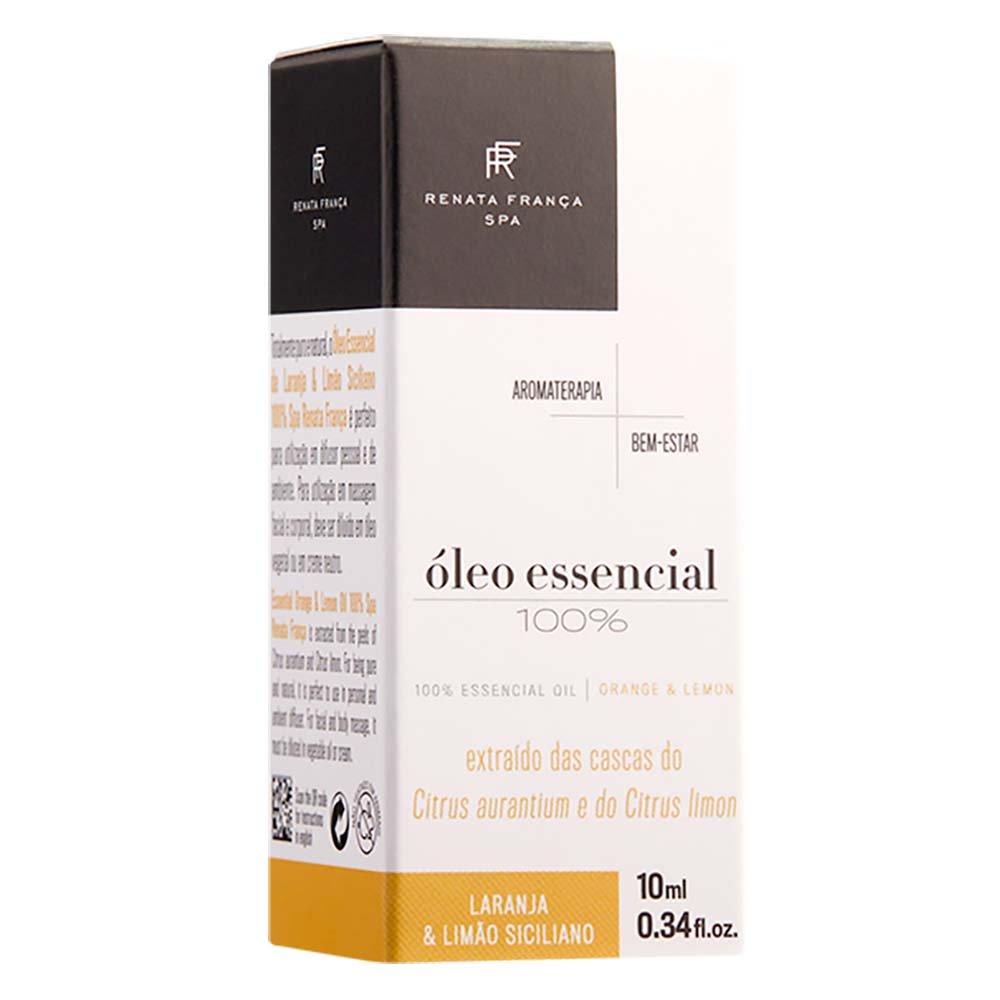 Óleo Essencial Spa Renata França Laranja e Limão Siciliano ÚNICO 2