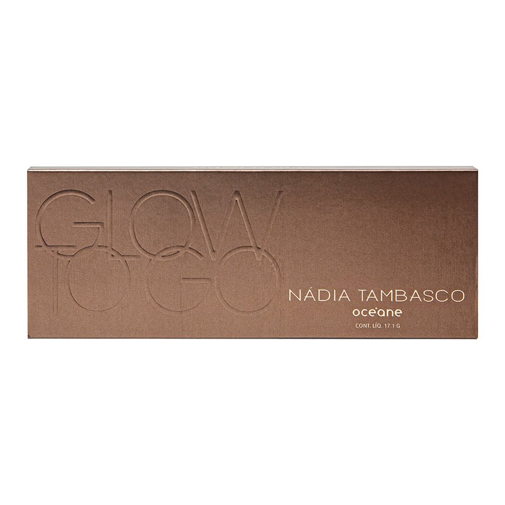 Paleta de Sombras Océane Glow to Go Nádia Tambasco Multicores 5
