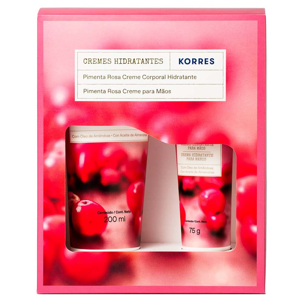Korres Pimenta Rosa Kit - Creme Hidratante Corporal + Creme Hidratante para Mãos ÚNICO 1