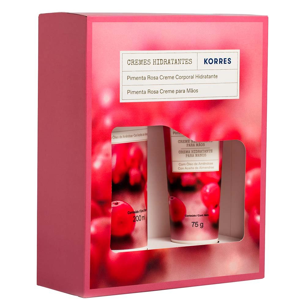 Korres Pimenta Rosa Kit - Creme Hidratante Corporal + Creme Hidratante para Mãos ÚNICO 2