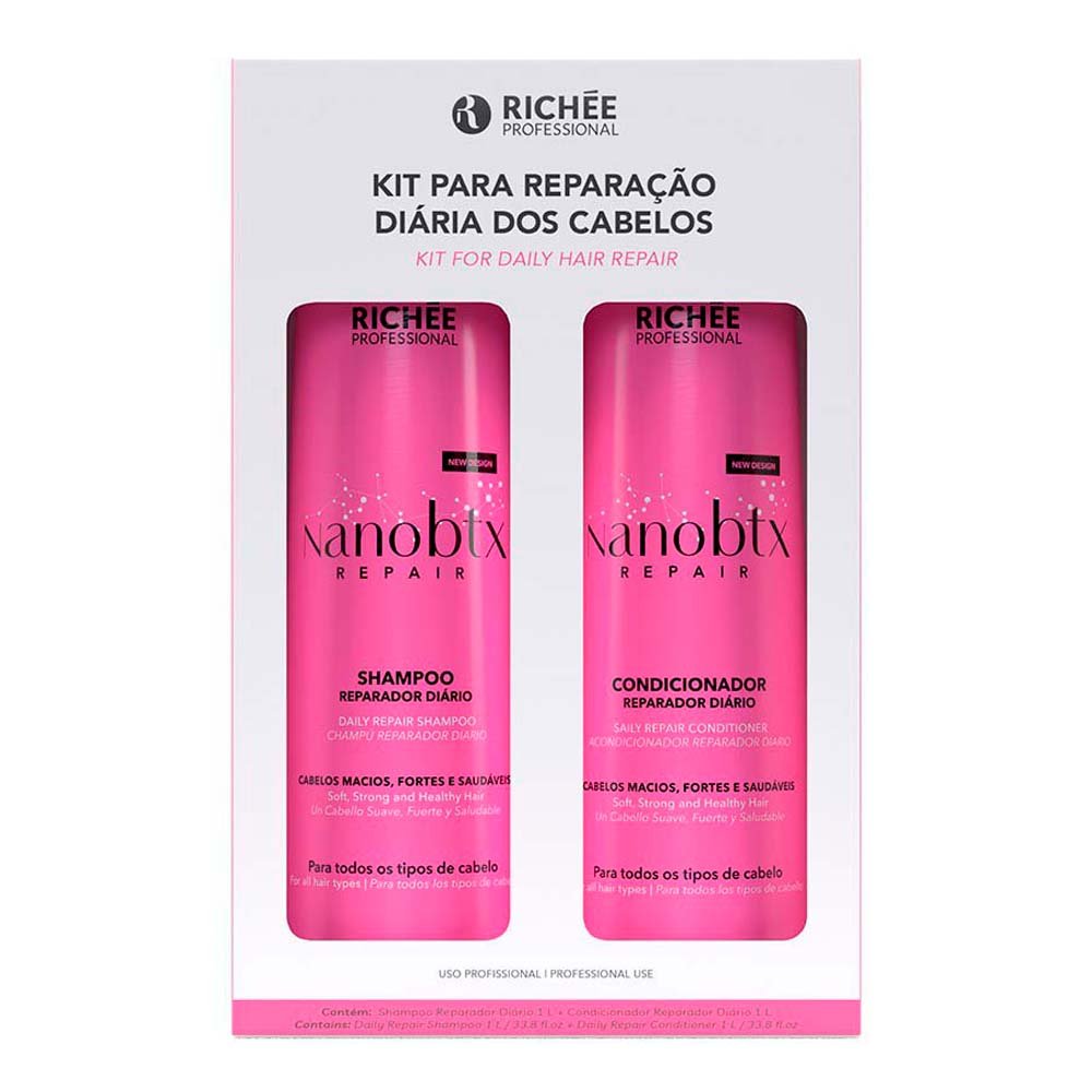 Richée Professional NanoBTX Kit - Shampoo + Condicionador ÚNICO