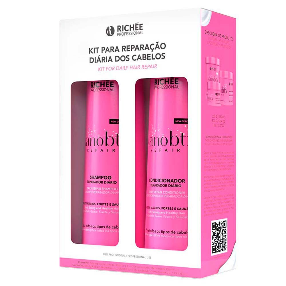 Richée Professional NanoBTX Kit - Shampoo + Condicionador ÚNICO 2