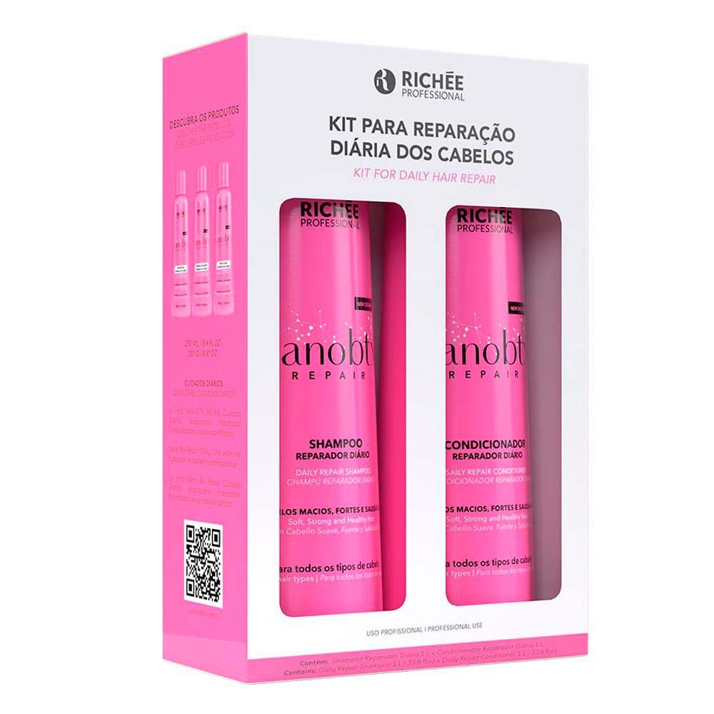 Richée Professional NanoBTX Kit - Shampoo + Condicionador ÚNICO 3