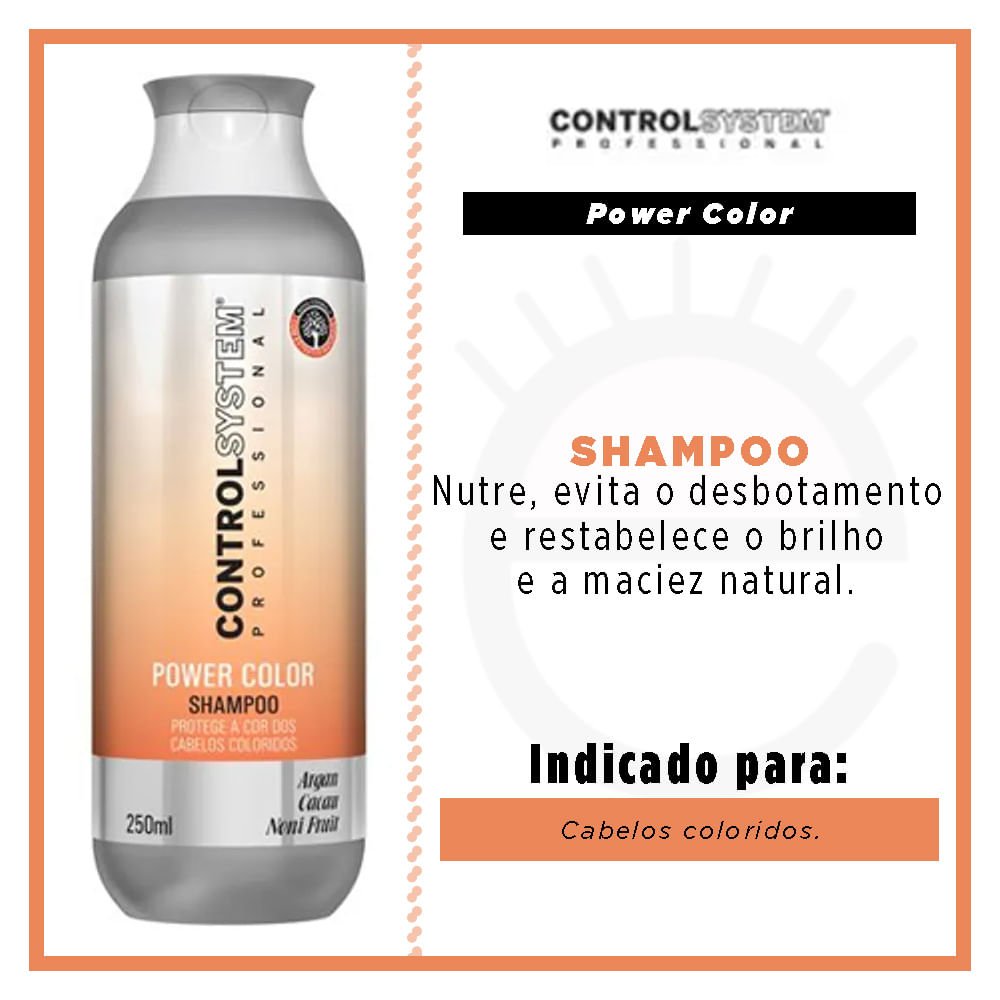 Control System Power Color  - Shampoo 250ml 2