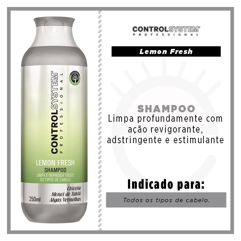Control System Lemon Fresh   - Shampoo 250ml 2