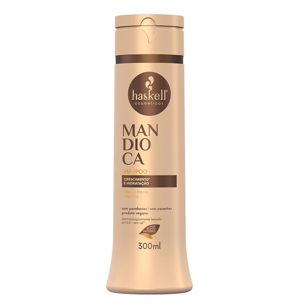Haskell Shampoo Mandioca - Shampoo Iluminador 300ml 1
