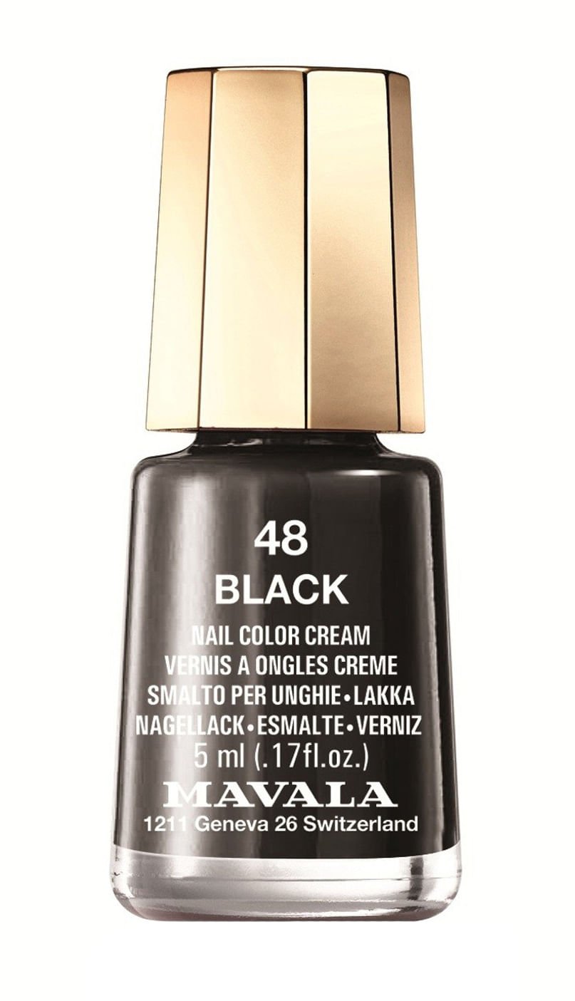 Esmalte Cremoso Mavala Mini Color 5ml Tons Variados 48 - Black 1