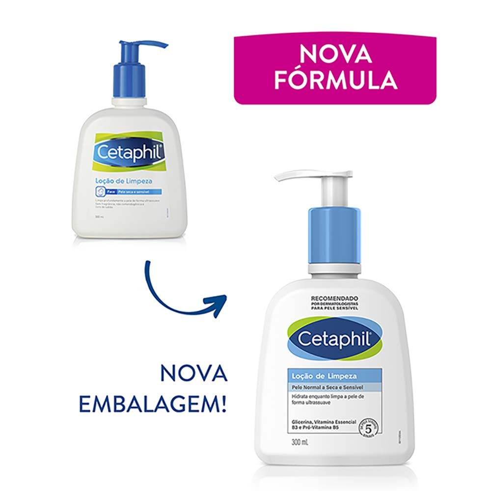 Loção de Limpeza Cetaphil 300ml 2