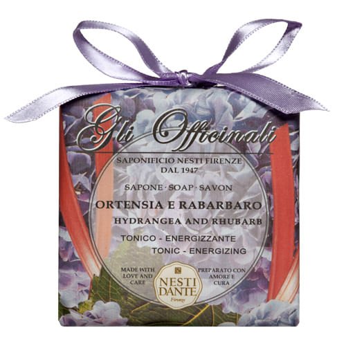 Gli Officinali Hortênsia com Ruibarbo Nesti Dante - Sabonete Perfumado em Barra 200g 1