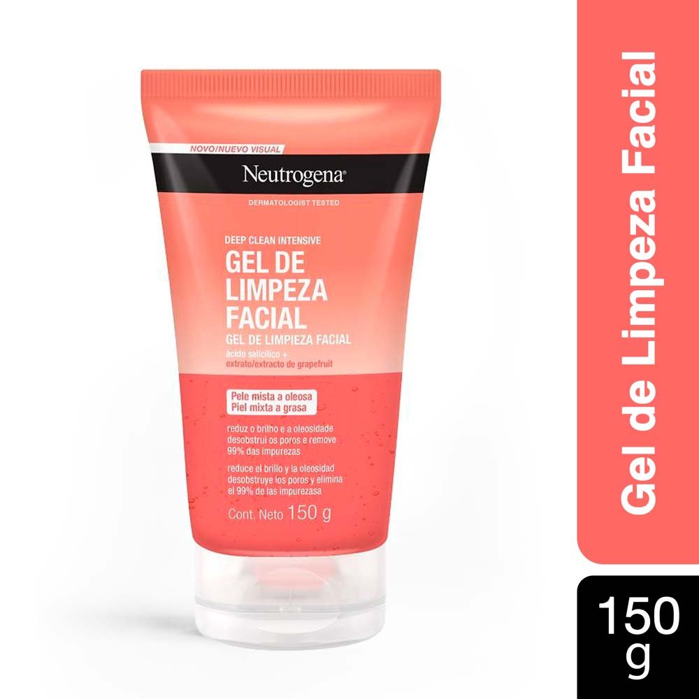 Sabonete Facial Neutrogena Deep Clean Gel Grapefruit 150g 2