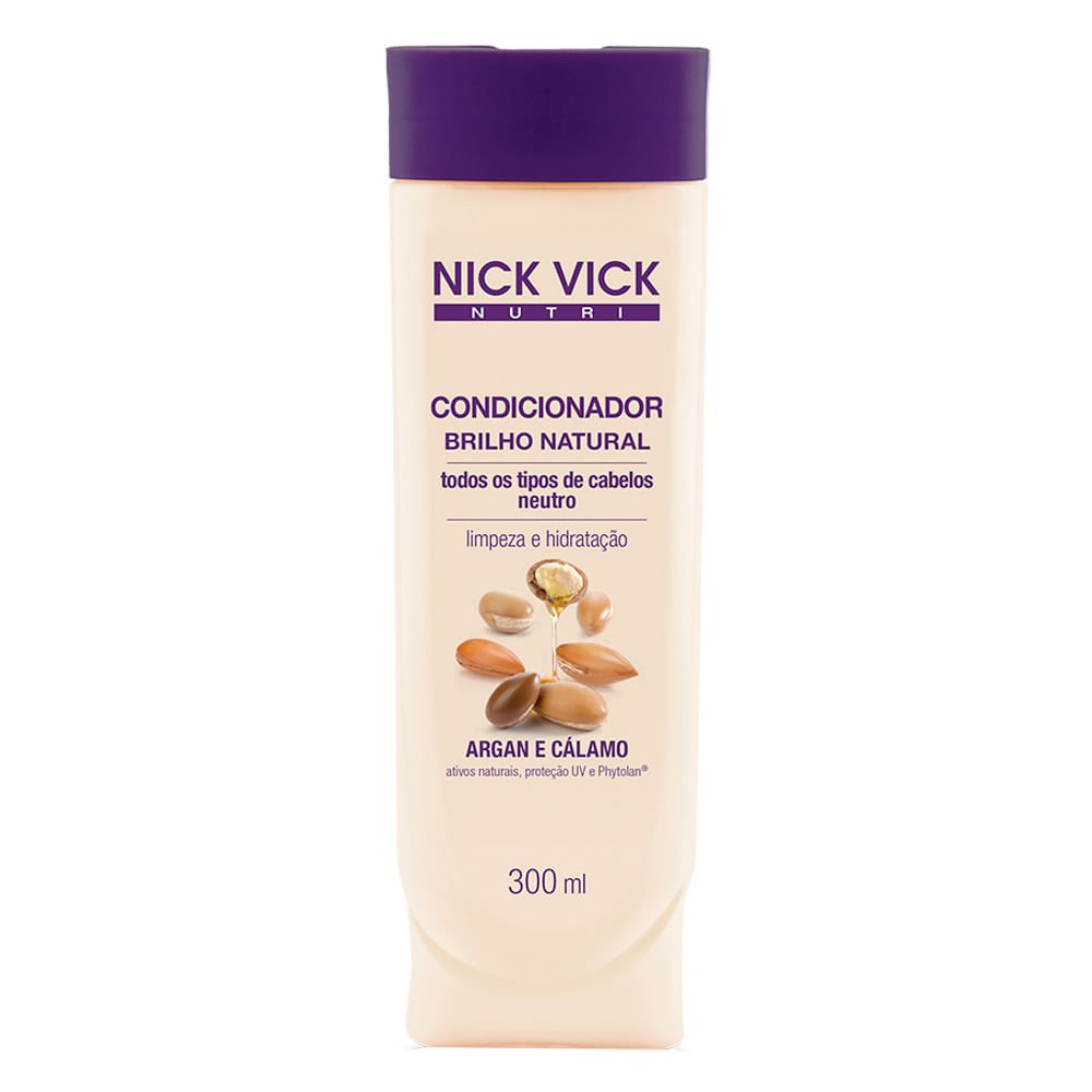 Nick & Vick Nutri-Hair Brilho Natural - Condicionador Iluminador 260ml 1