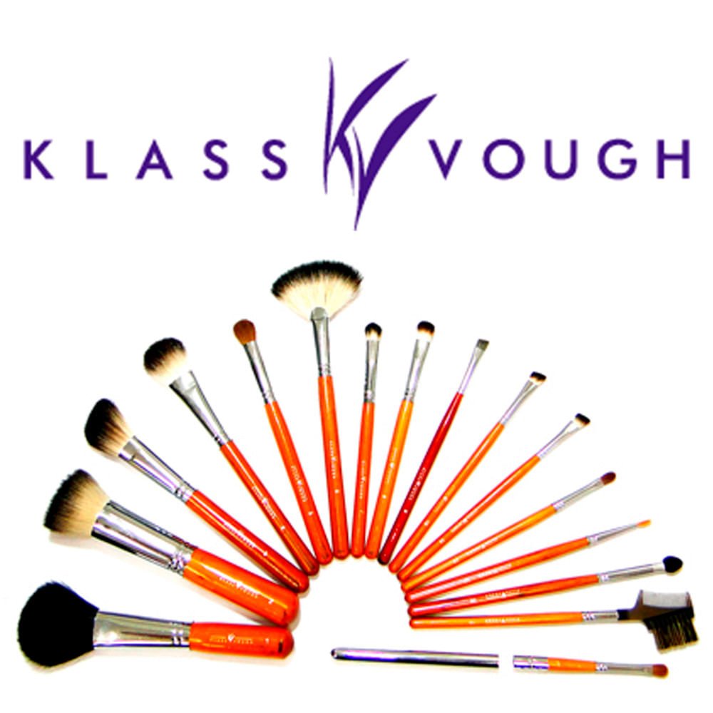 Pincel Chanfrado para Blush e Contorno Brown 3 Facial Klass Vough - Pincel Profissional Chanfrado para Blush ÚNICO 3