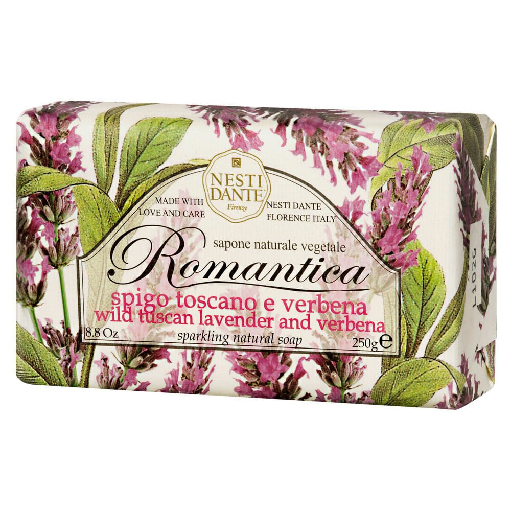 Romântica Lavanda Toscana e Verbena Nesti Dante - Sabonete Perfumado em Barra 250g 2