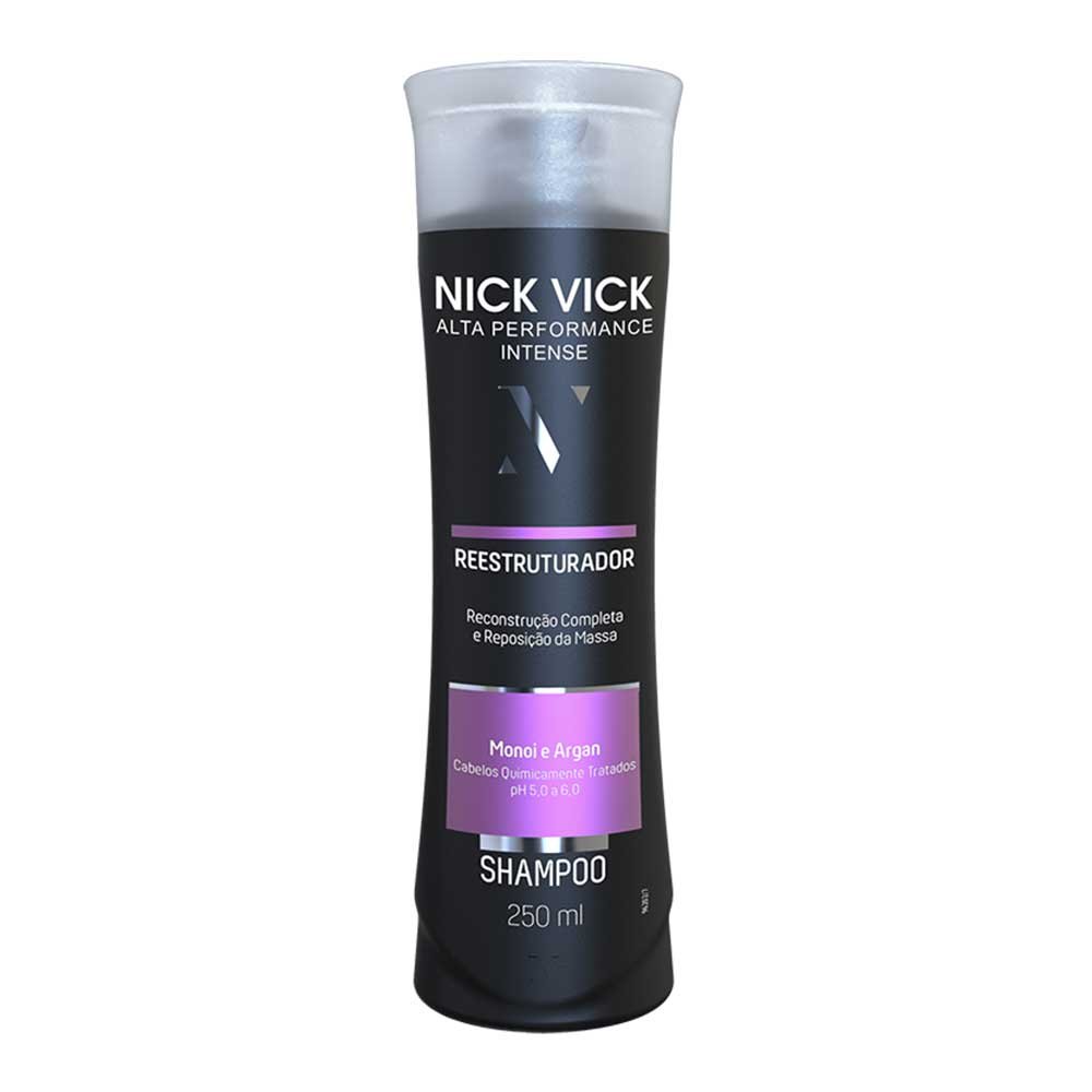 Nick & Vick Pro- Hair Reestruturador Monoi e Argain - Shampoo 250ml 1