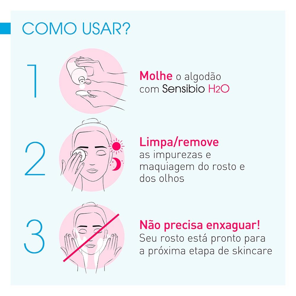 Água Micelar Calmante Bioderma Sensibio H2O 250ml 4