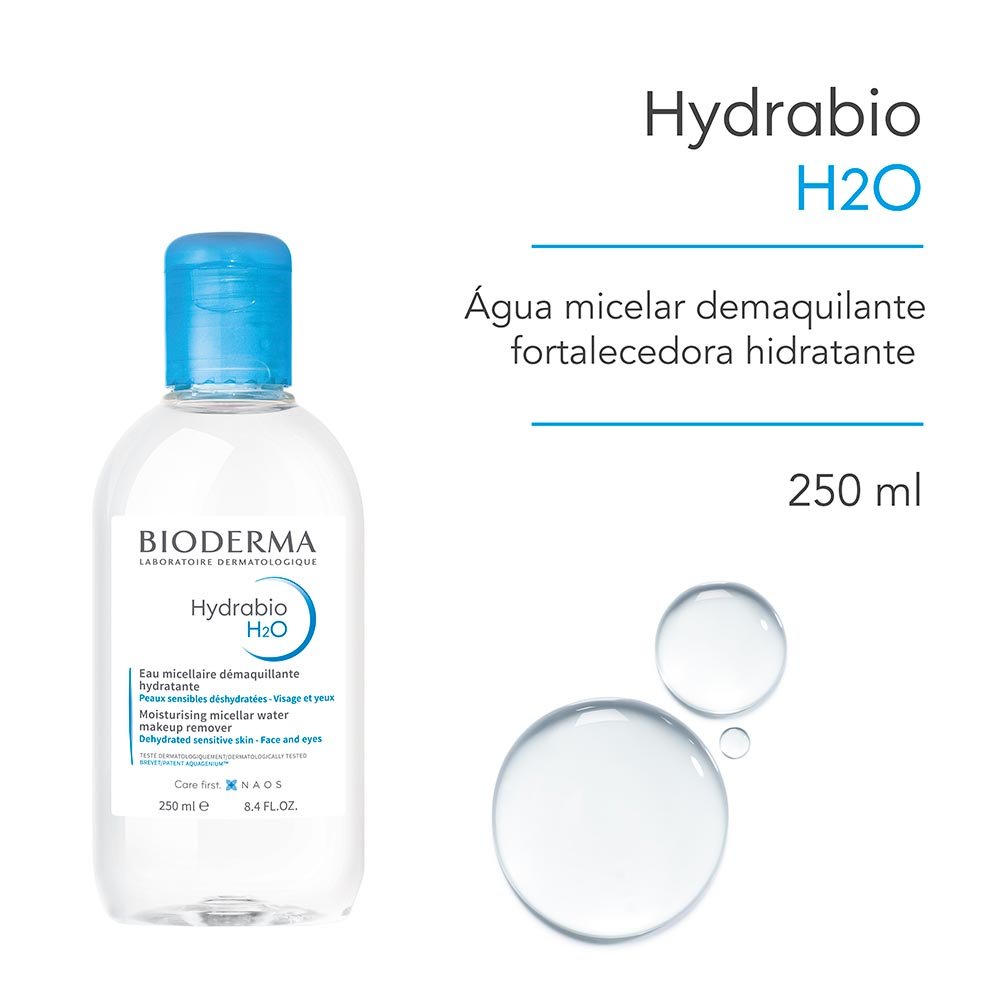 Água Micelar Fortalecedora & Hidratante Bioderma - Hydrabio H2O 250ml 2