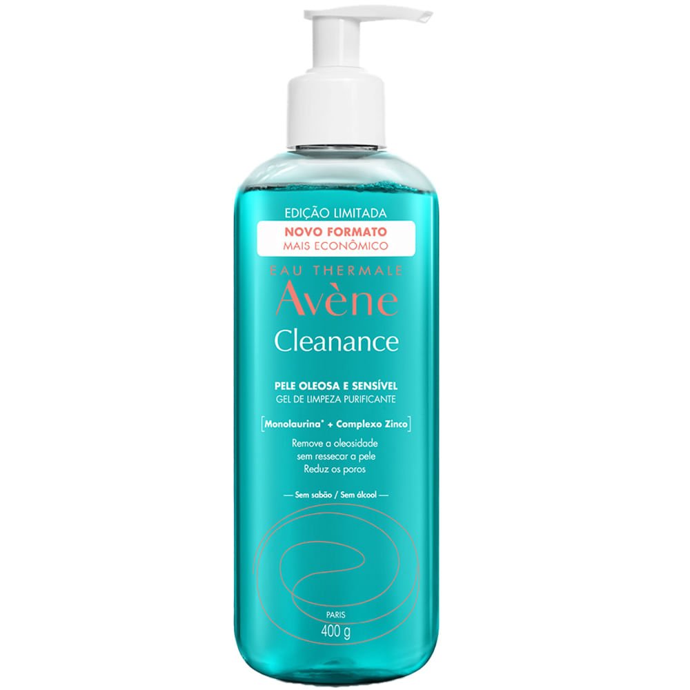 Gel de Limpeza Facial Avène - Cleanance Gel 400g 1